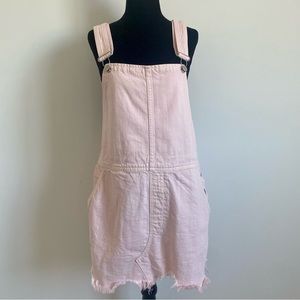 Free People Denim Overall Dress